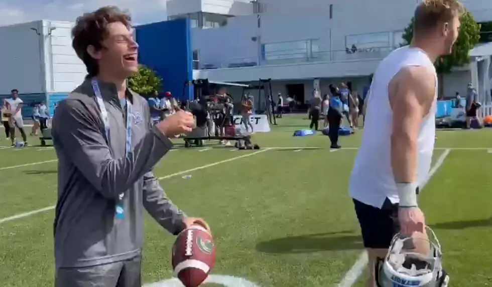 WATCH: Lions Rookie Aidan Hutchinson Rebuffs Trolling Spartan Fan